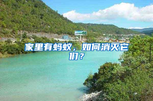 家里有螞蟻，如何消滅它們？