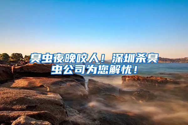 臭蟲夜晚咬人！深圳殺臭蟲公司為您解憂！